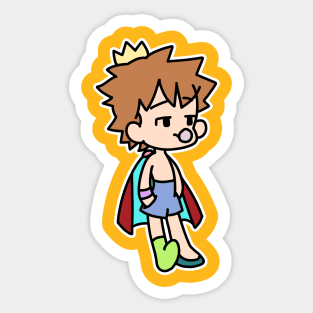 The longing star Sticker